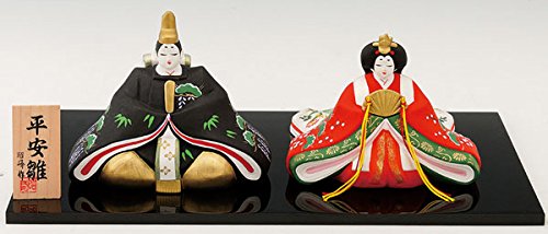 【 最短日時指定で発送 】 平安 内裏雛 （特大） おひな様 015 Amazon | 雛人形 コンパクト 陶器 小さい 可愛い ひな人形/平安内裏雛